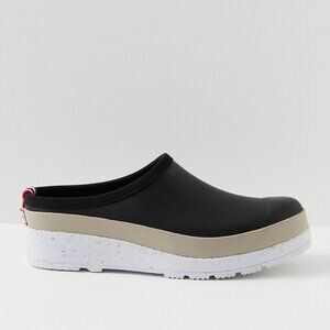 Hunter • Play Speckle Sole Clogs • Women’s 8 • Black/Grey • NIB